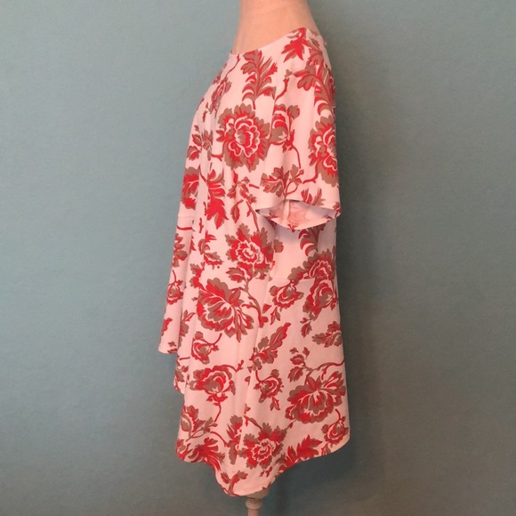 Dennis Basso Printed Luxe Crepe Pull-On Wide-Leg Pants And Tunic Top 2 Piece Set - Picture 7 of 13